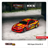 Tarmac Works 1:64 HKS Hyper Silvia RS-2 – Red – Global64